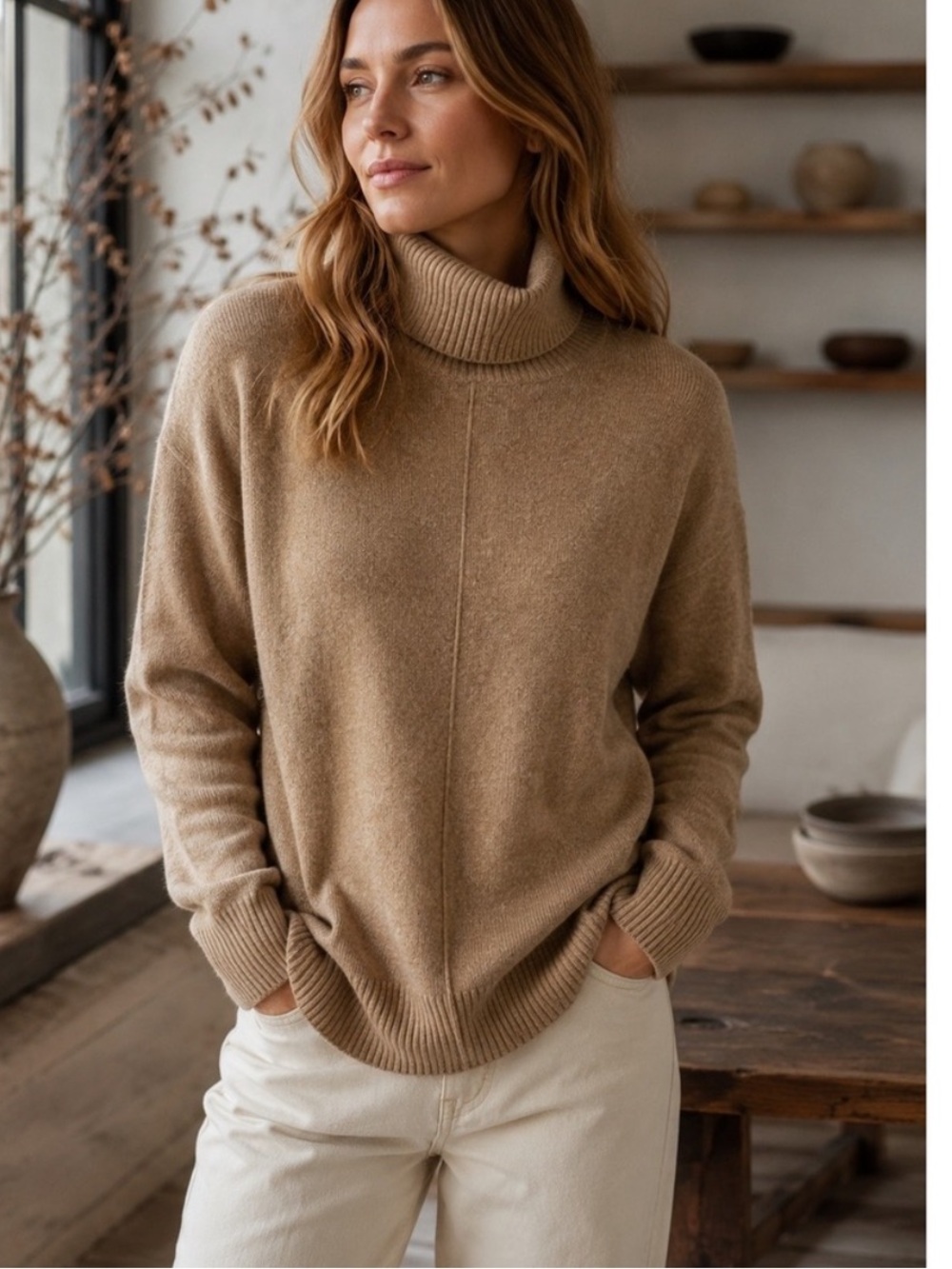 Charter Club 100% cashmere Women's Turtleneck Sweater - XL